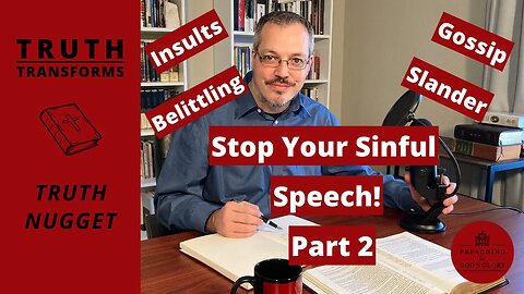 THIS is the REAL cause of Sinful Speech! | John MacArthur on Slander, Charles Spurgeon (full sermon)