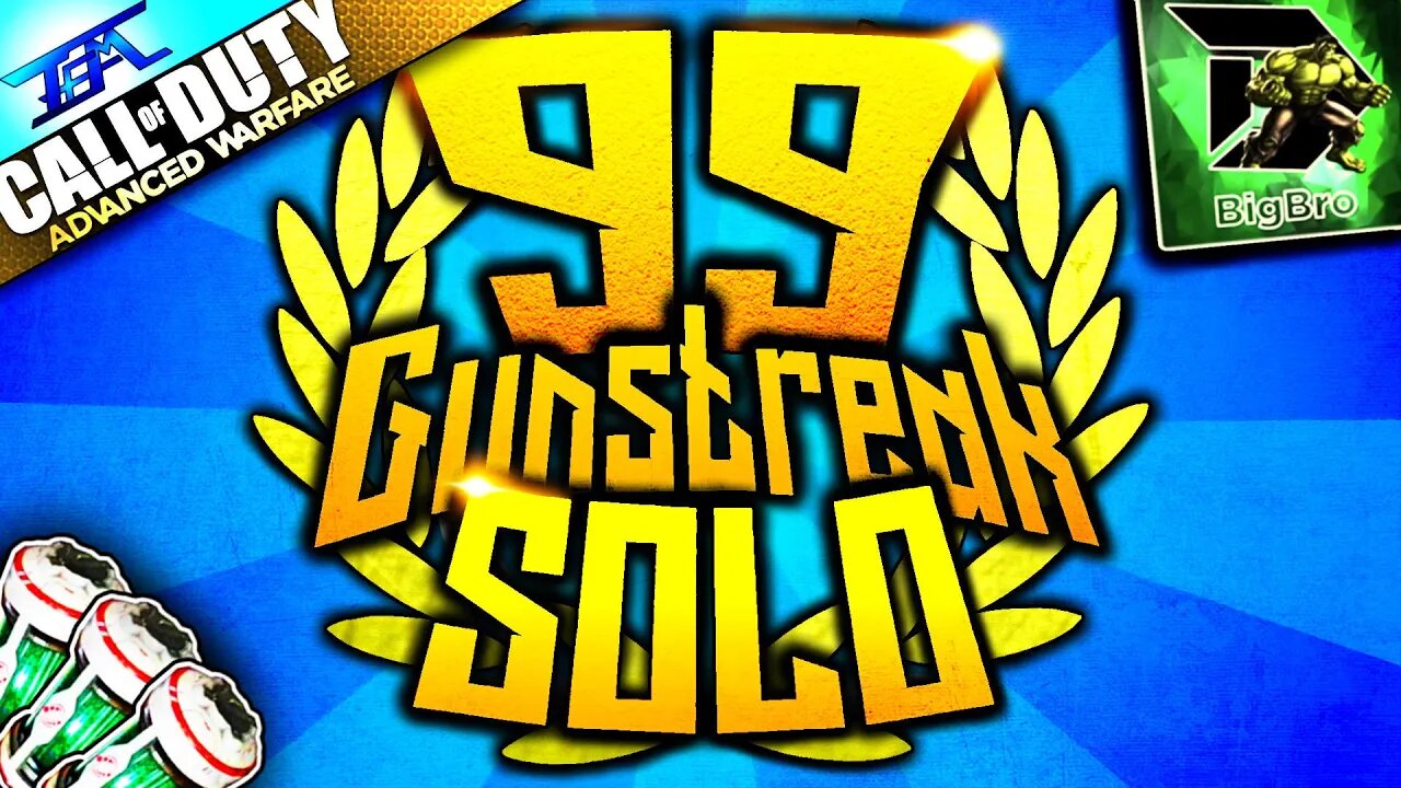 COD AW: *INSANE* SOLO 99 GUNSTREAK! "Everything (Advanced Warfare) Did Wrong!"