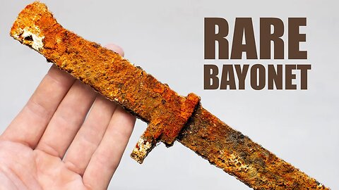 Very Rusty German Bayonet Restoration. WW1 Ersatz Bayonet