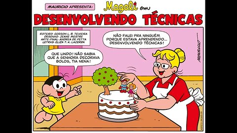 Magali em-Desenvolvendo técnicas | Gibis do Rapha 2