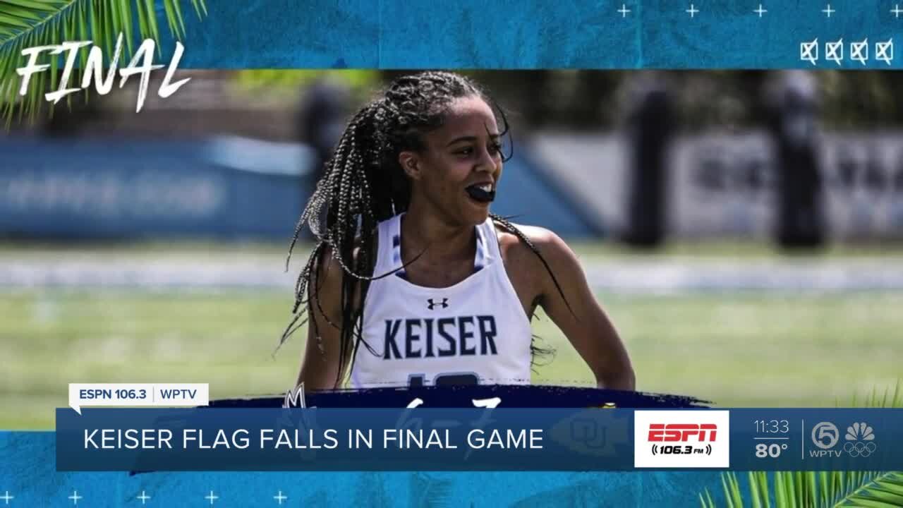 Keiser Flag football falls in national championship