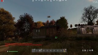 DayZ 1sk my first base getting a flag