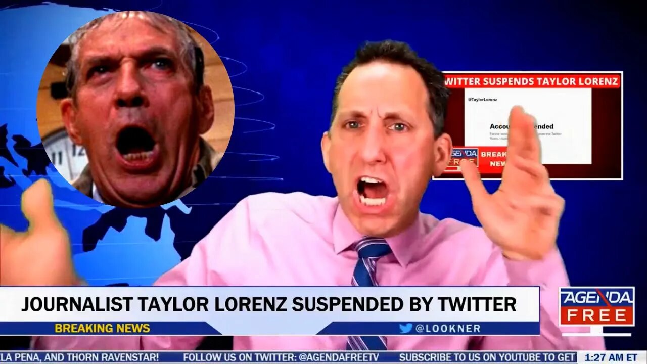 Agenda Free TV's Steve Lookner Goes Full Howard Beale over Taylor Lorenz