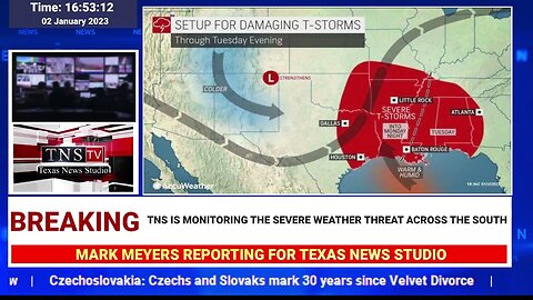 Severe storms, tornadoes to sweep through South during 1st days of 2023