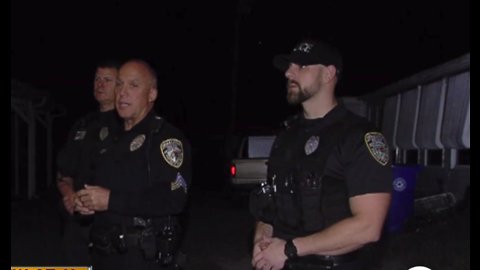 Sebastian police officers rescue man from burning home