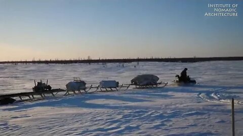 Warmest @ tent @ on @ earth pitching in the siberian arctic winter