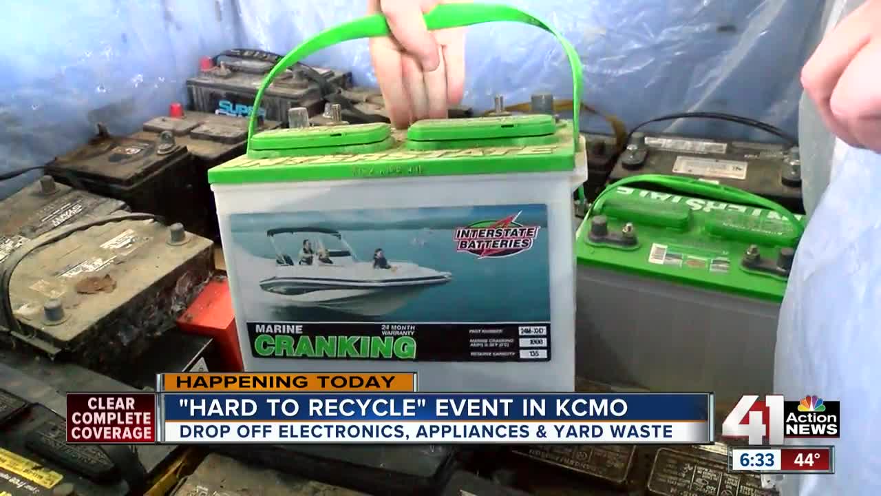 KCMO residents recycle hazardous materials free at city-sponsored event