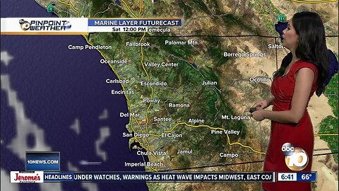 10News Pinpoint Weather for Sat. July 20, 2019