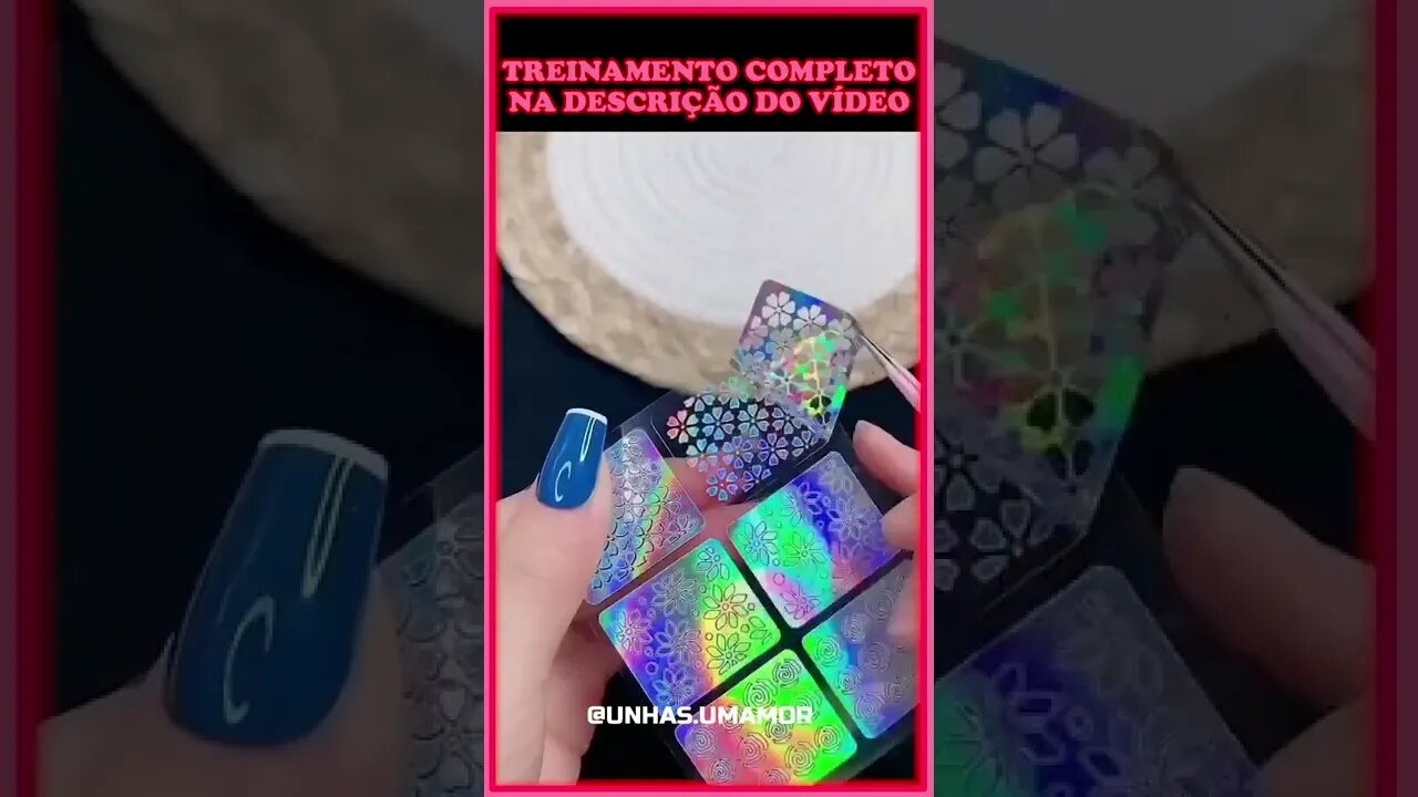aprenda agora link na descrição #unhasdegel #unhasumamor #unhasdecoradas