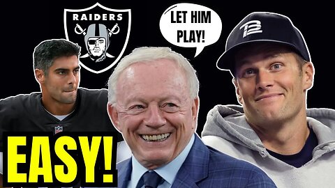 Tom Brady OWNING & PLAYING for the Las Vegas Raiders JUST GOT EASIER! Jimmy G WAIVER NORMAL?!