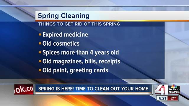 As spring has sprung, it's time to clean house