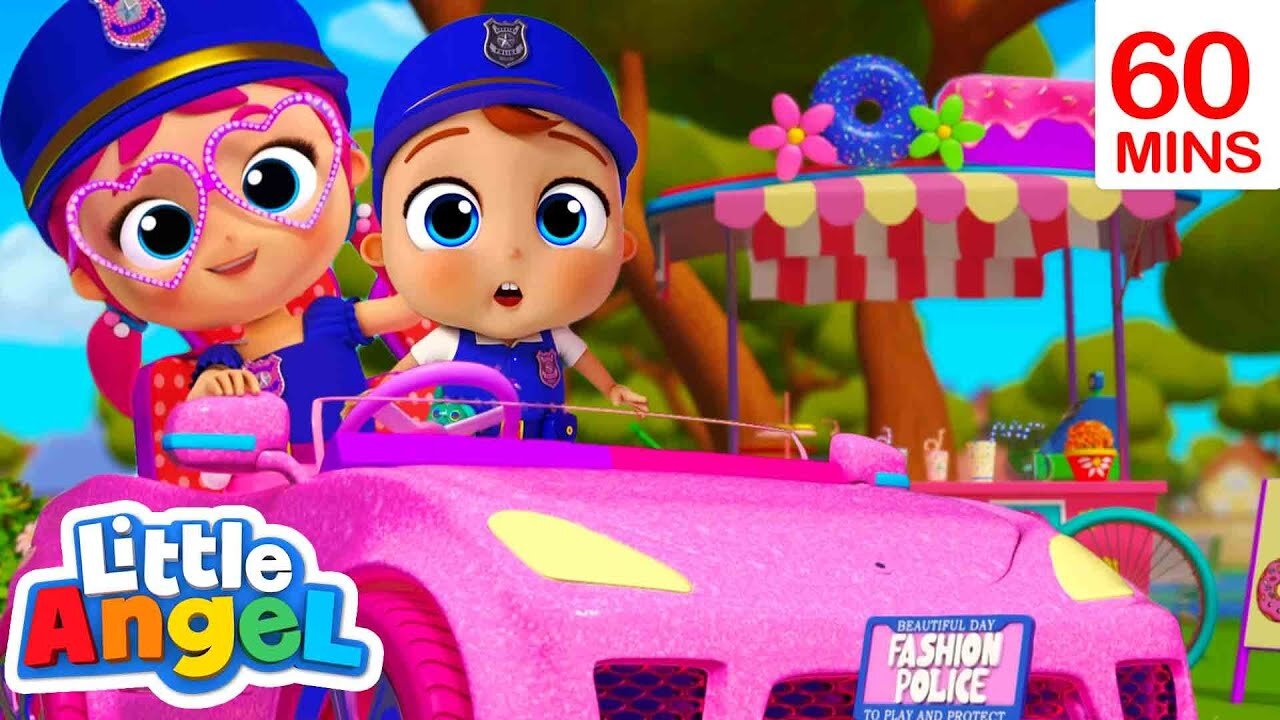 Fashion Police Jill and Baby John are on the Way! | Little Angel Kids Songs & Nursery Rhymes