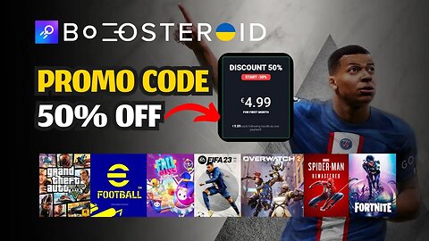 BOOSTEROID com o MELHOR PREÇO JÁ VISTO!! 50% OFF por TEMPO LIMITADO!