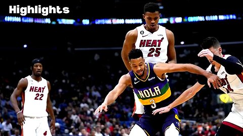 Unbelievable Finish! Heat vs Pelicans 2023 - Watch the Last Minute Game-Winning Shot Now!