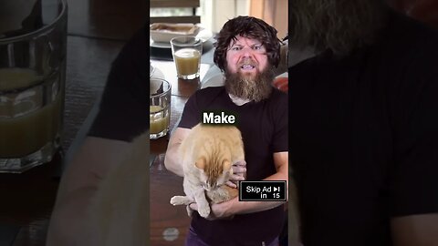 Failed Magician Uses Cat To Sell Hotdogs #funny #shorts #magician #fail #cat