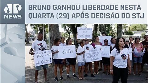 Família de jovem morto por Bruno Krupp protesta contra a soltura do modelo