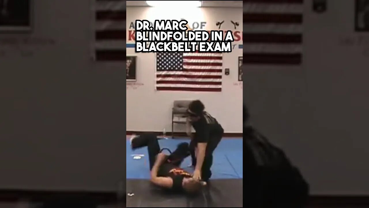 Blindfolded jiu-jitsu examination #jiujitsu #blackbelt #doctormarcbochner