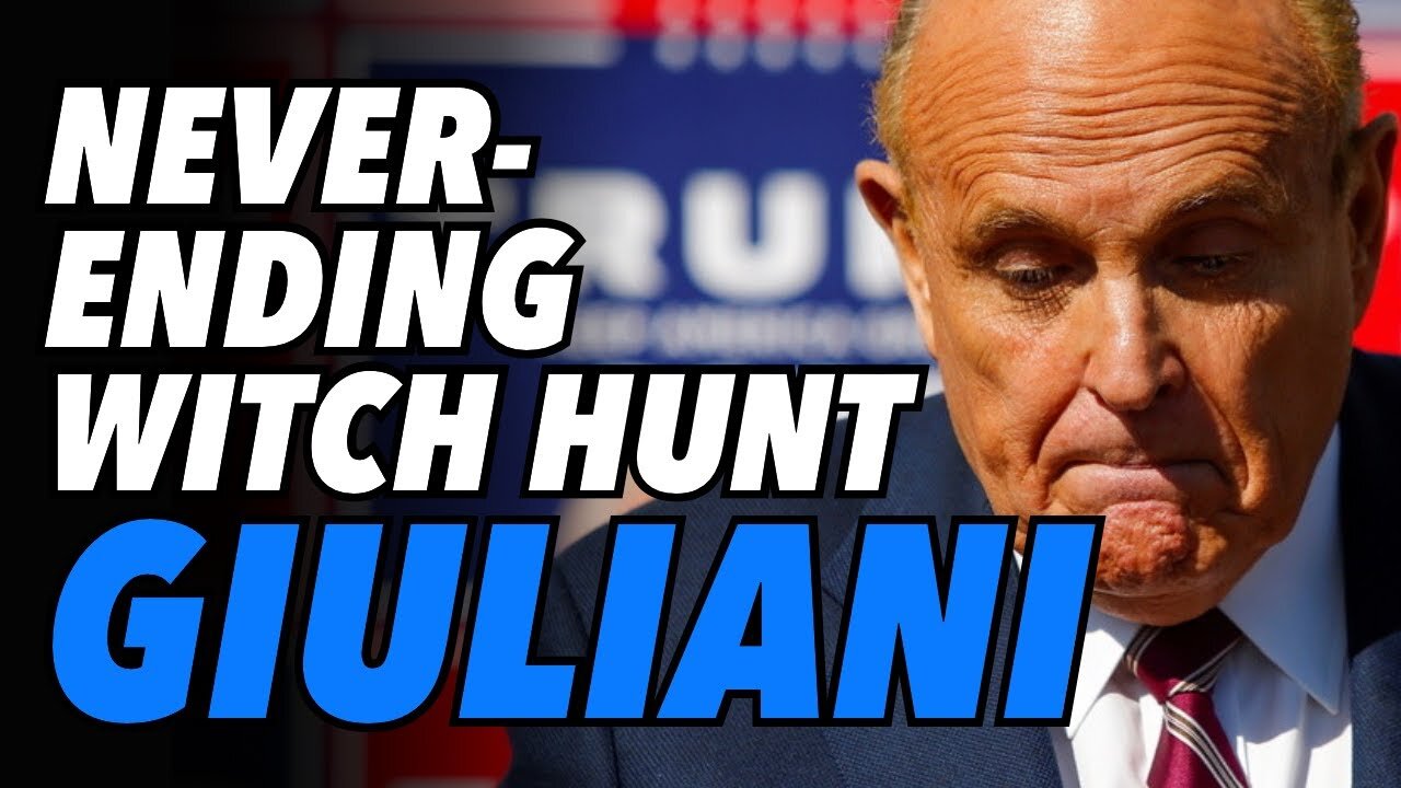 Never-ending witch hunt. Giuliani suspended from practicing law in New York state