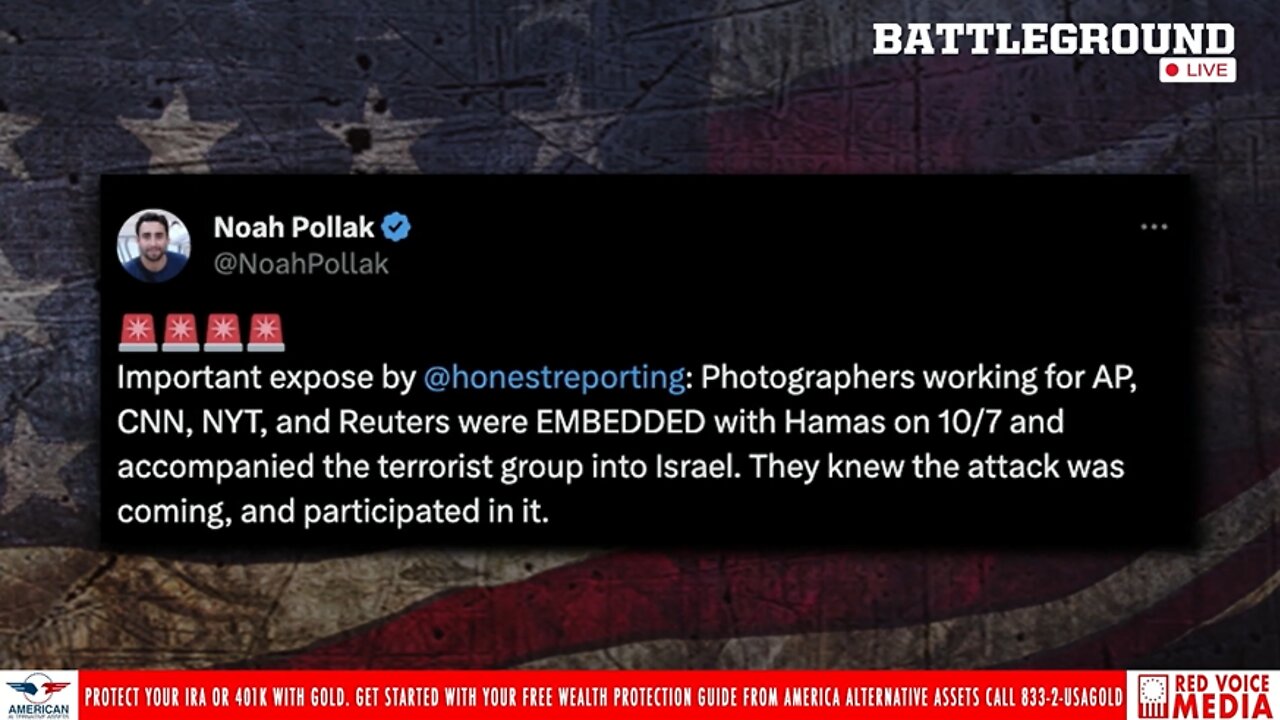 Mainstream Media Physically Participated In Hamas Terror Attack On Israel?