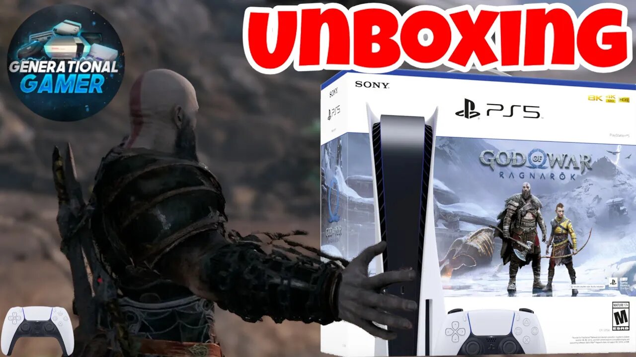 I got a PS5, God of War Ragnarok, Spider-man Remastered & Miles Morales - Unboxing (2023)