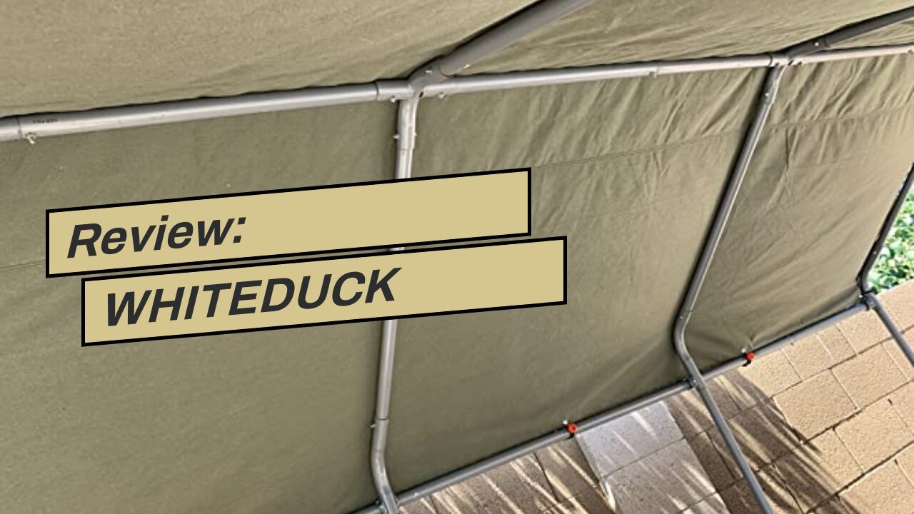 Review: WHITEDUCK Canvas Tarp 18 oz. Heavy Duty Waterproof UV Resistant, Rustproof Grommets, In...