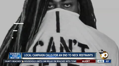 Local campaign calls for an end to neck restraints by officers