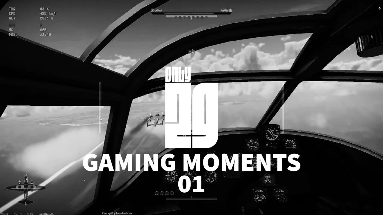 Gaming Moments 01 - Warthunder Simulator Gameplay - Hunting a bomber with a bomber