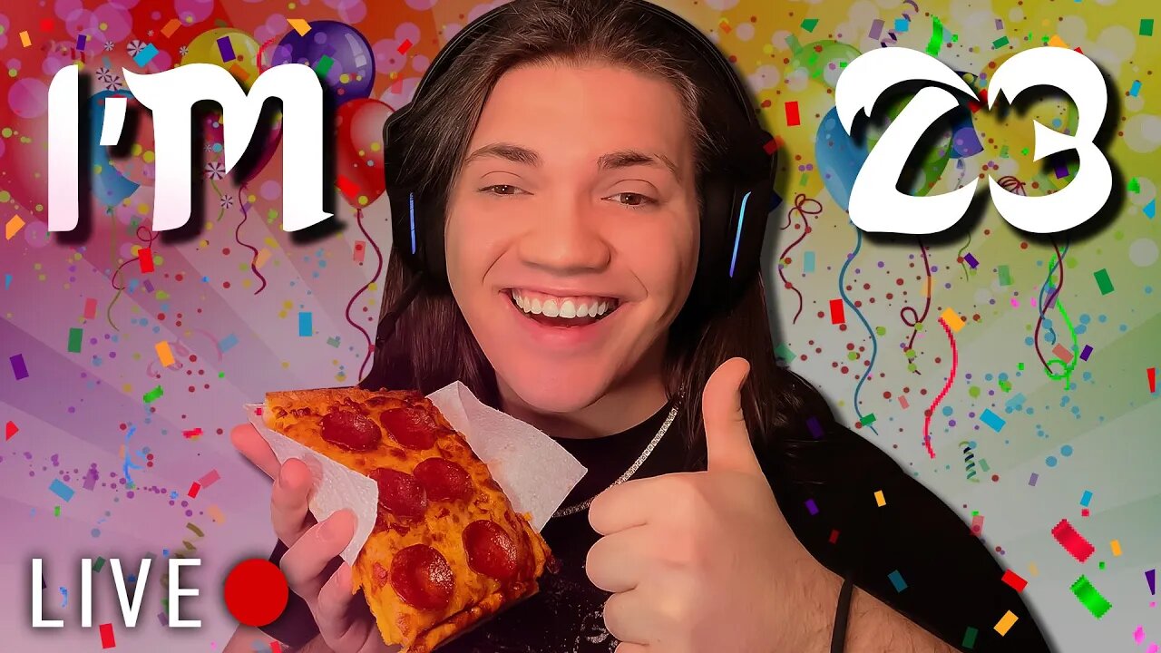 Welcome to my Pizza Party Live Stream