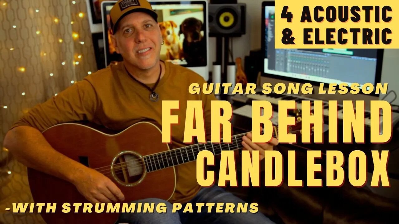 Far Behind Candlebox Guitar Song Lesson for BOTH Solo Acoustic & Electric