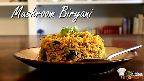 Mushroom Biriyani Recipe