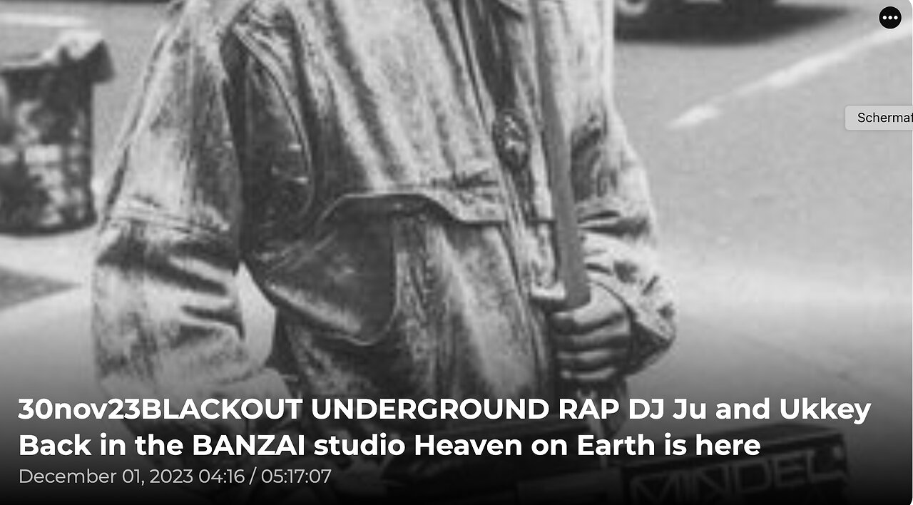 30nov23 blackout-underground-rap-Part2 dj-ukkey-back-in-the-banzai-studio-heaven-on-earth-is-here