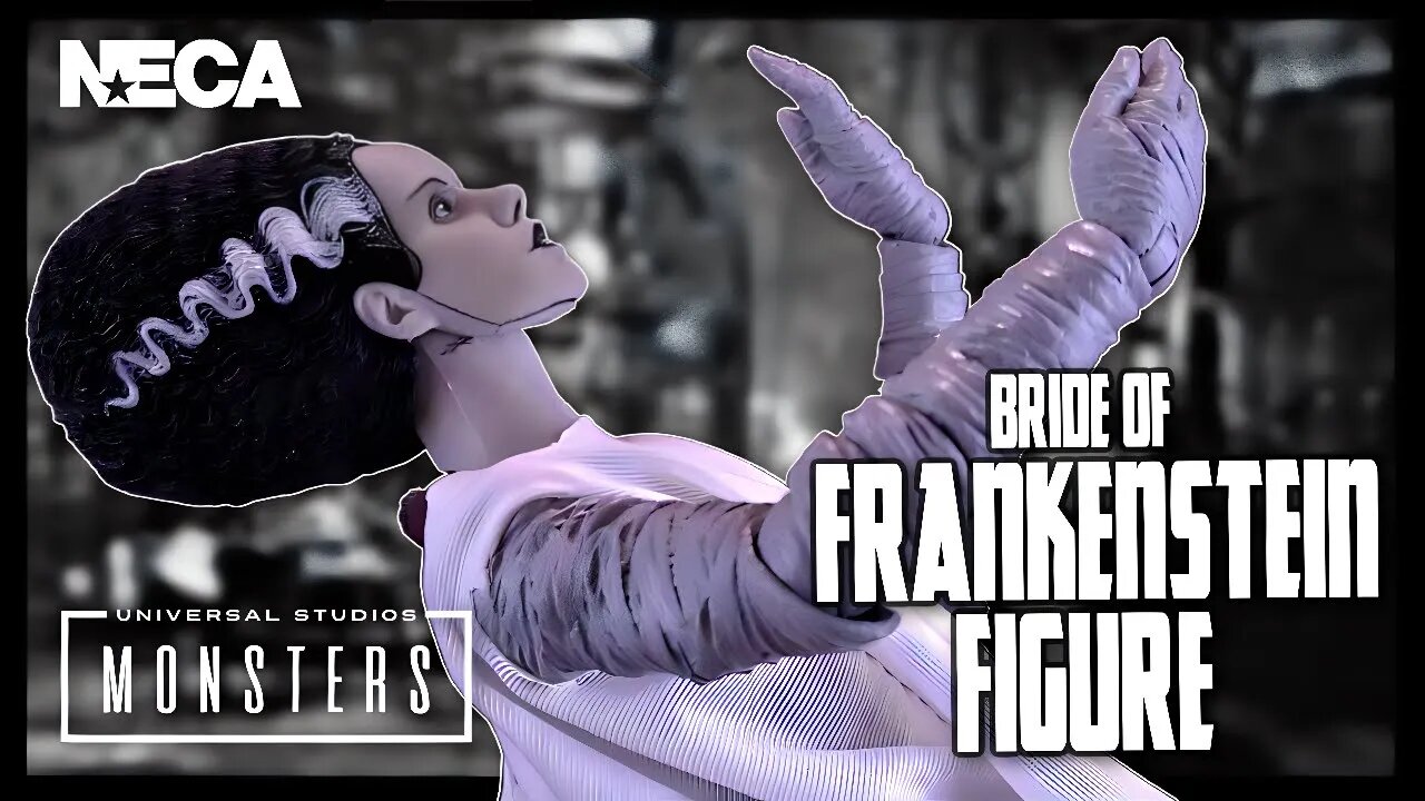 NECA Universal Monsters The Bride of Frankenstein Black And White Version | Spooky Spot 2023