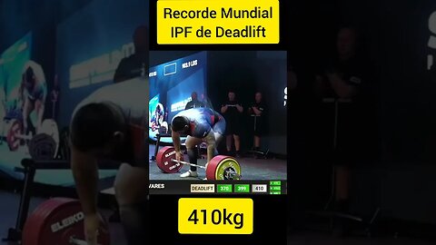 Deadlift de 410kg de Jesus Olivares - 2023 #Shorts