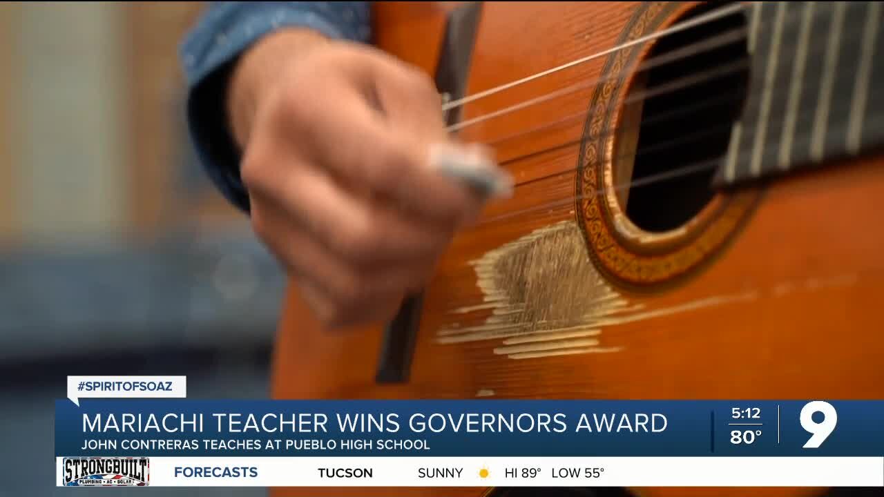 Local mariachi teacher wins governors award