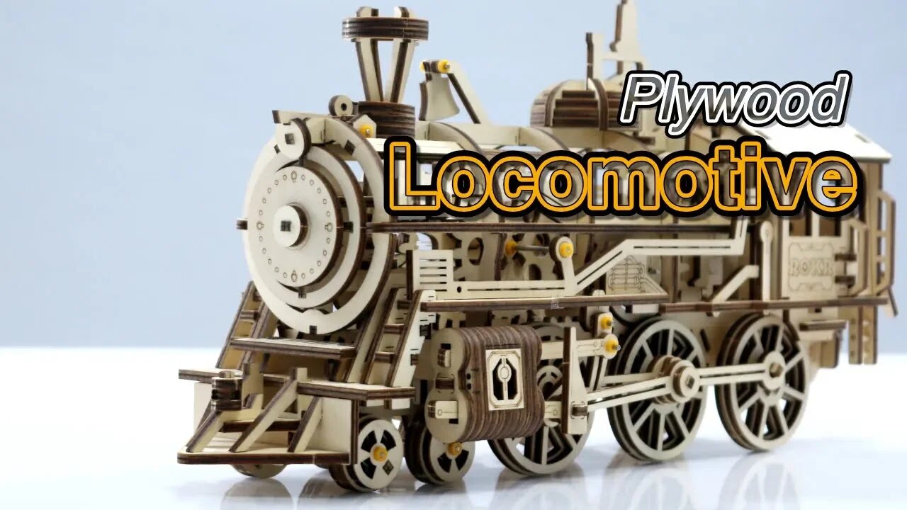 Cool Plywood Locomotive Assembly