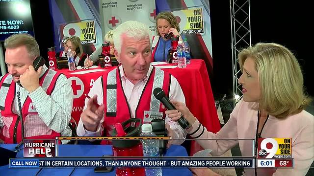 WCPO Phone Bank raises funds for hurricane victims