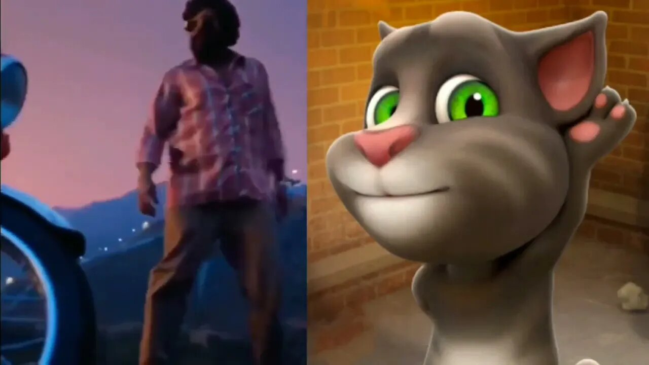 #srivalli (TELUGU) pushpa The Rise srivalli song Vs Talking tom #talkingtom/Filmy TR Media /pushpa s