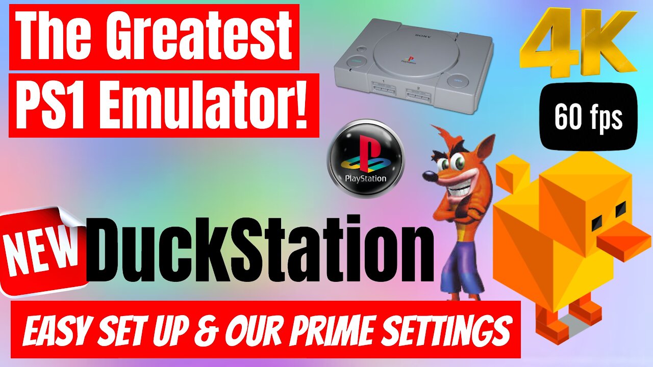 NEW PS1 EMULATOR IS FANTASTIC!!! - DUCKSTATION INSTALLATION GUIDE!