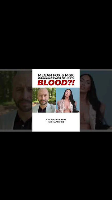 Megan Fox & MGK Drinking Each Other’s Blood?! #shorts