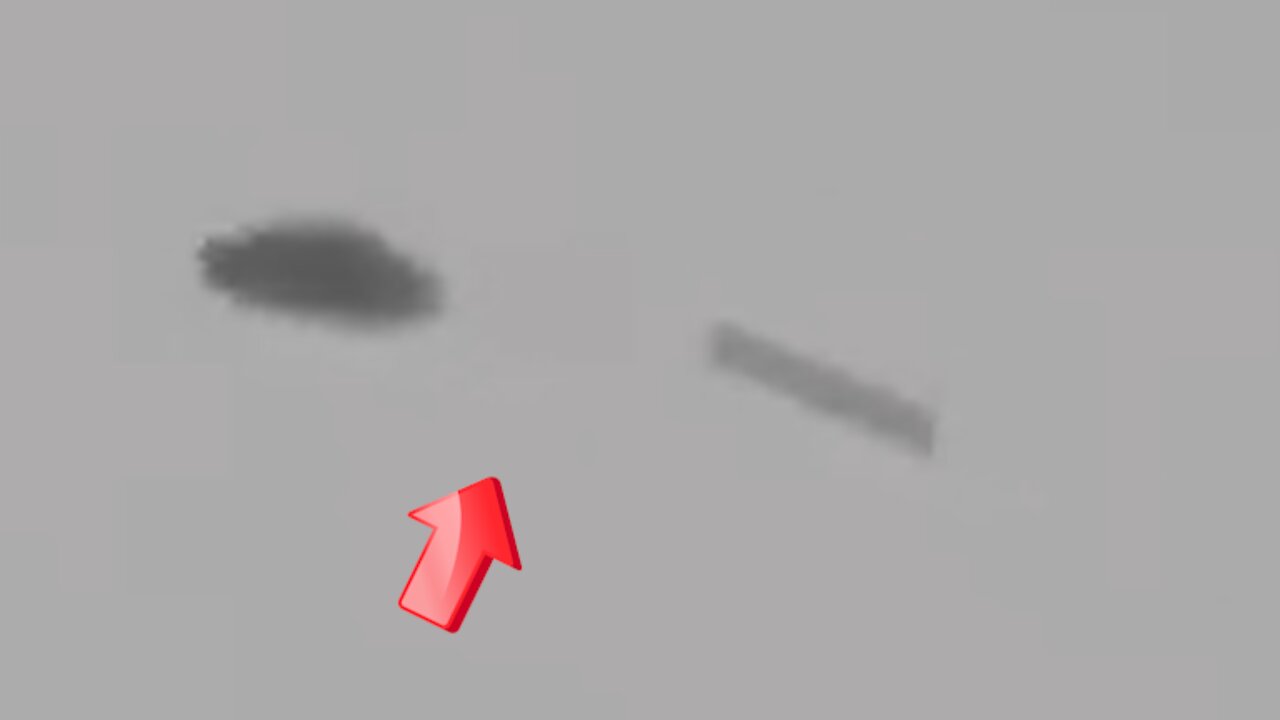 Sighting of a disc-shaped UFO and a stick-shaped UFO over a residential area [Space]