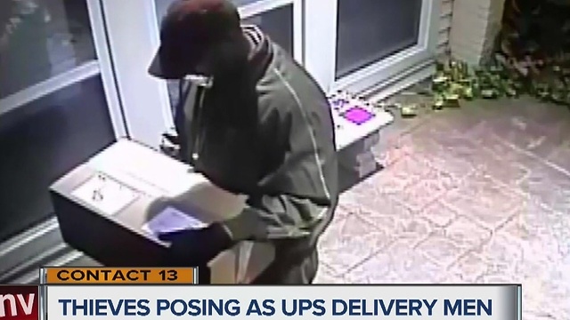 CONTACT 13: Package thieves dress up as UPS delivery men