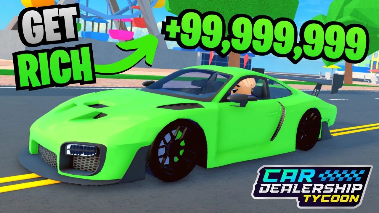How To Get *RICH FAST* in Car Dealership Tycoon!
