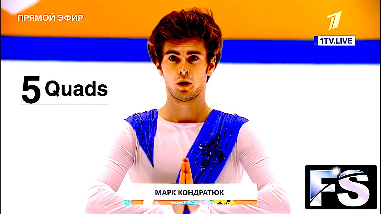 Mark KONDRATIUK🇷🇺Free Skate 2024 Russian Test Skates *5 Quads* (1TV)