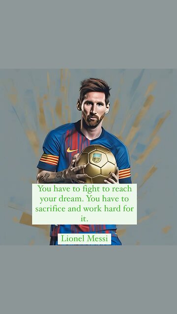 Lionel Messi Talks about fighting for his dreams #lionelmessi2022 #lionelmessi10 #messishorts