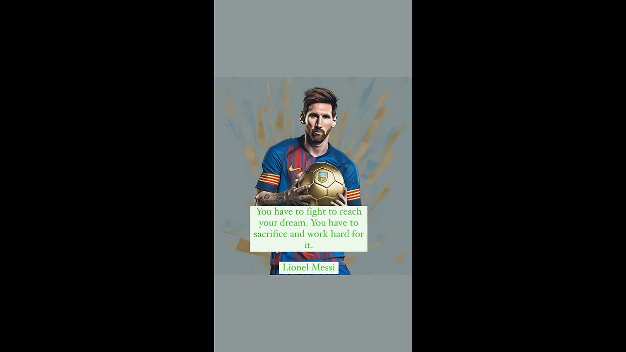 Lionel Messi Talks about fighting for his dreams #lionelmessi2022 #lionelmessi10 #messishorts