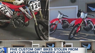 Dirt bikes stolen in Holly