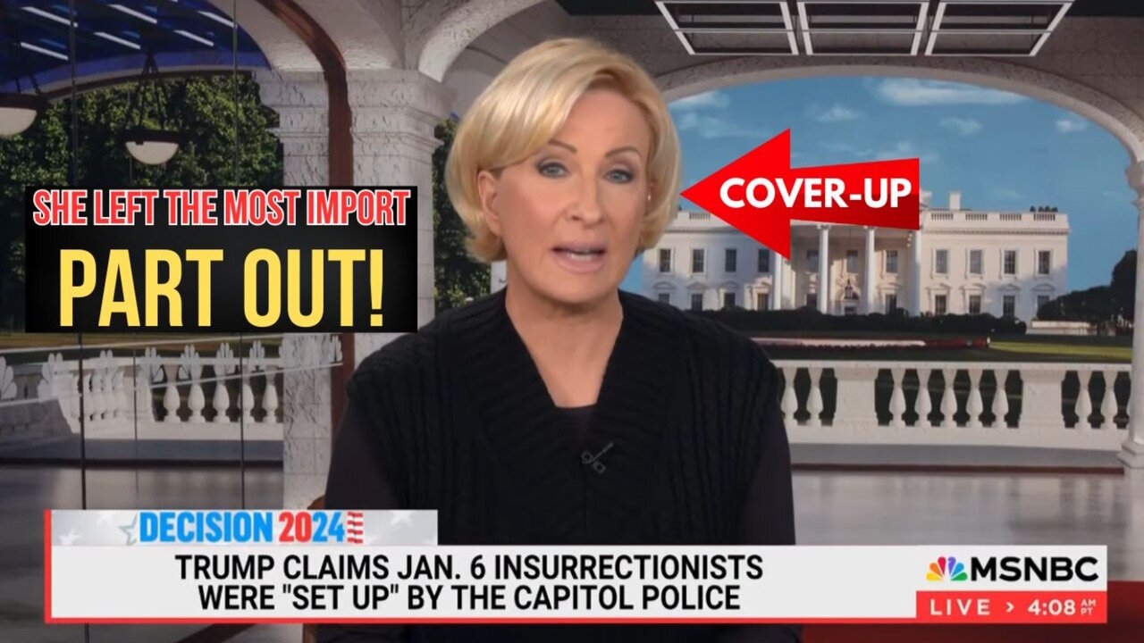 MSNBC Host Airs J6 Video and Omits the Most Important Detail