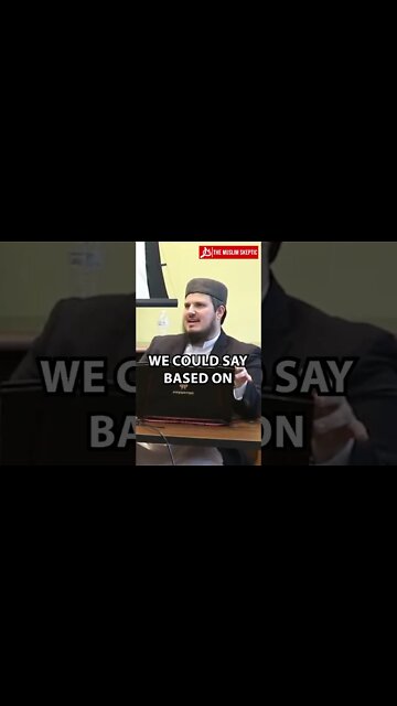 Atheist's Argument Destroyed by Muslim with Just One Sentence #shorts