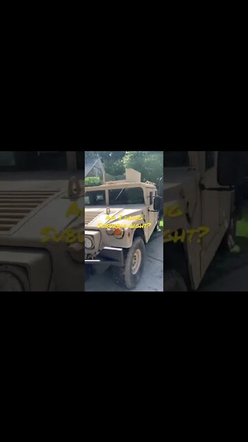 HMMWV in the suburbs