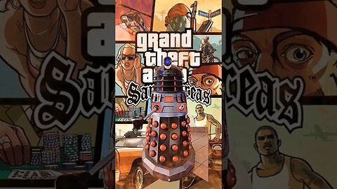 🚗 #DALEK V #GTASA #GRANDTHEFTAUTO #DALEKHAL #DOCTORWHO #CROSSOVER #CapCut #SHORTS #SUBSCRIBE